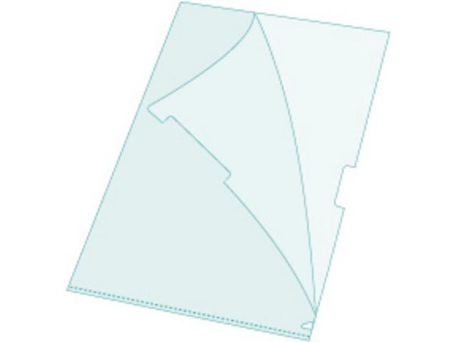 Aktmapp EXACOMPTA A4 0,20mm klar 10/fp